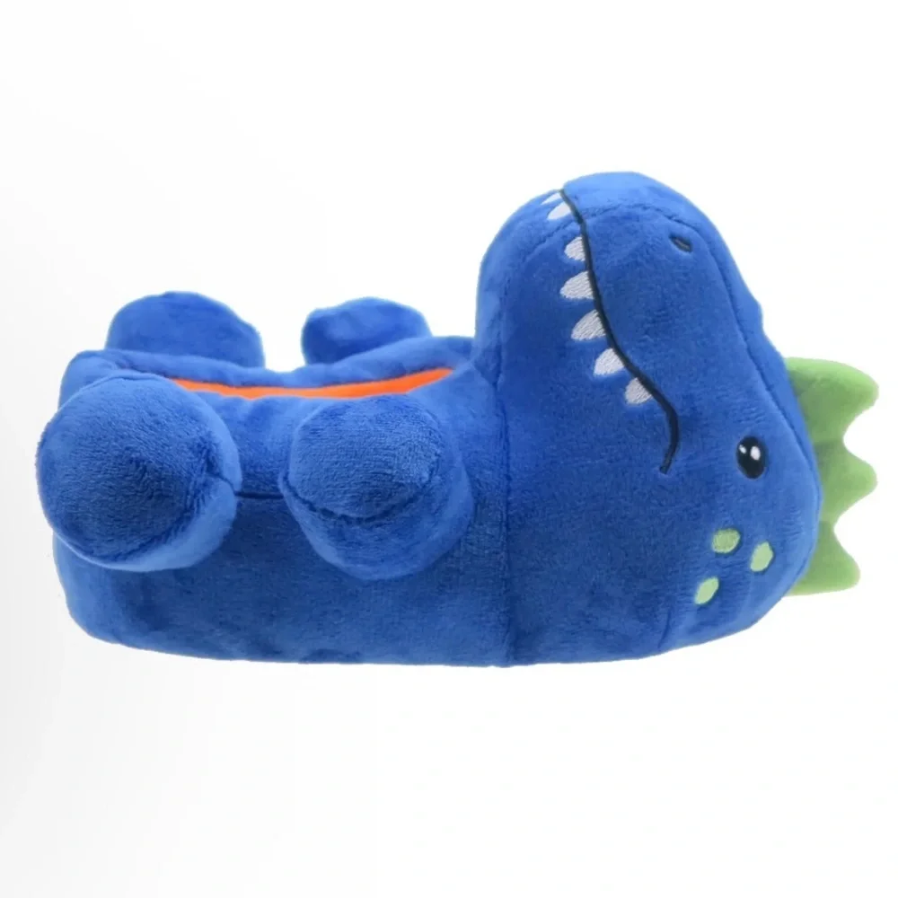 Wonder Nation Blue Dinosaur Kids Slippers